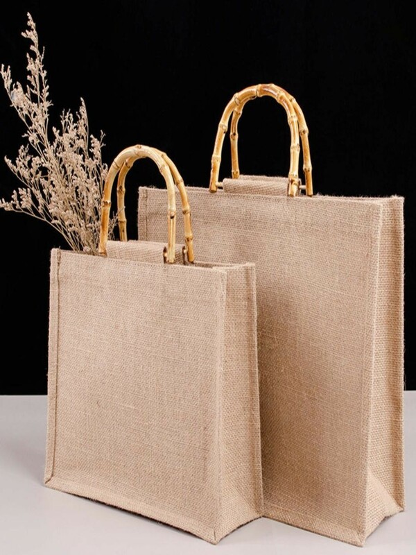 Buy Fashion Eco-friendly Reusable Jute Tote Bag